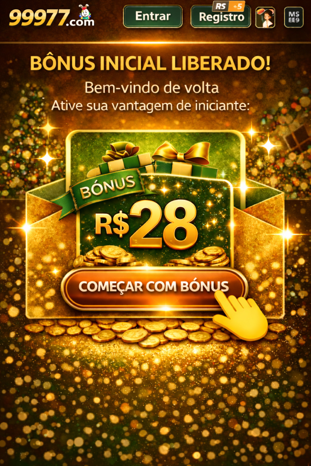 bônus de cassino sem depósito 